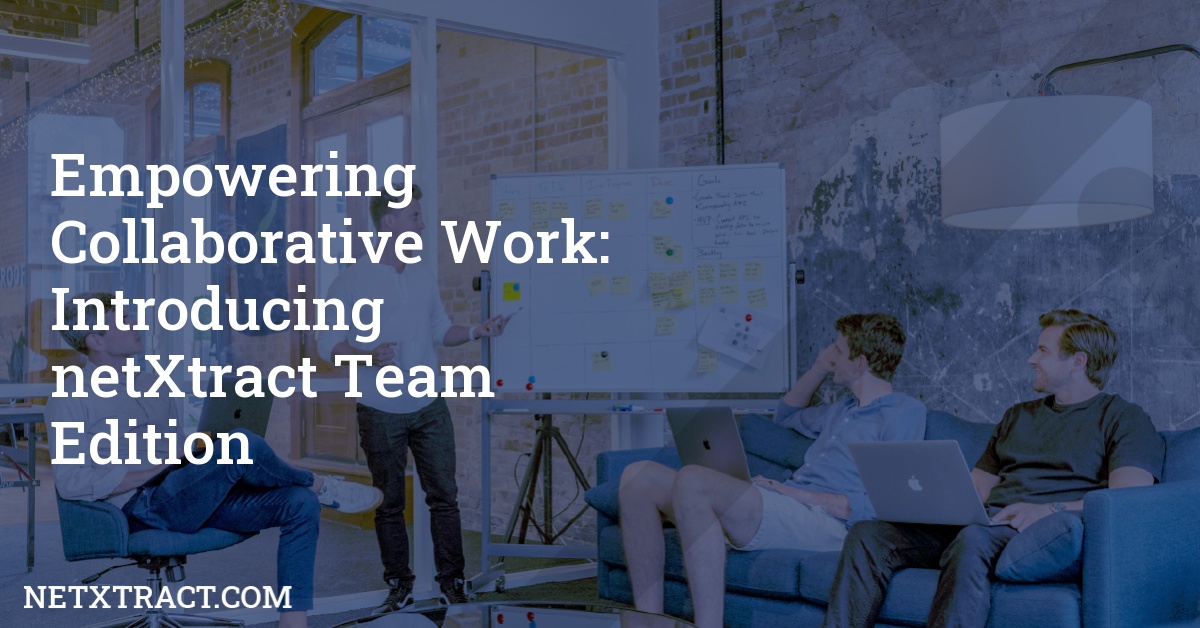 Empowering Collaborative Work: Introducing netXtract Team Edition