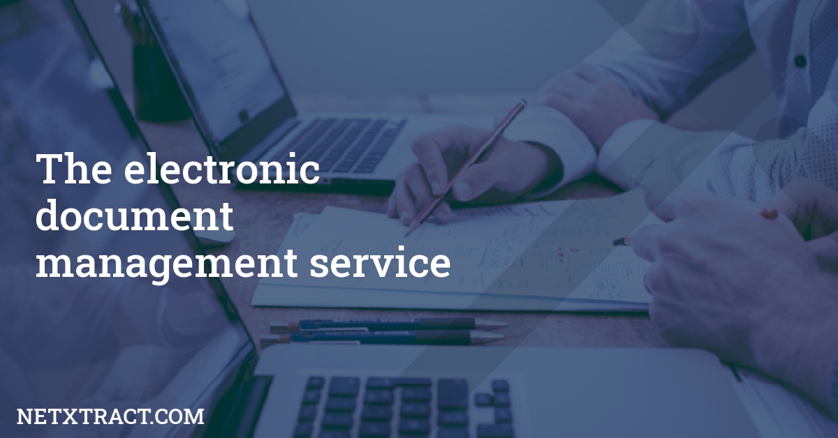 The electronic document management service